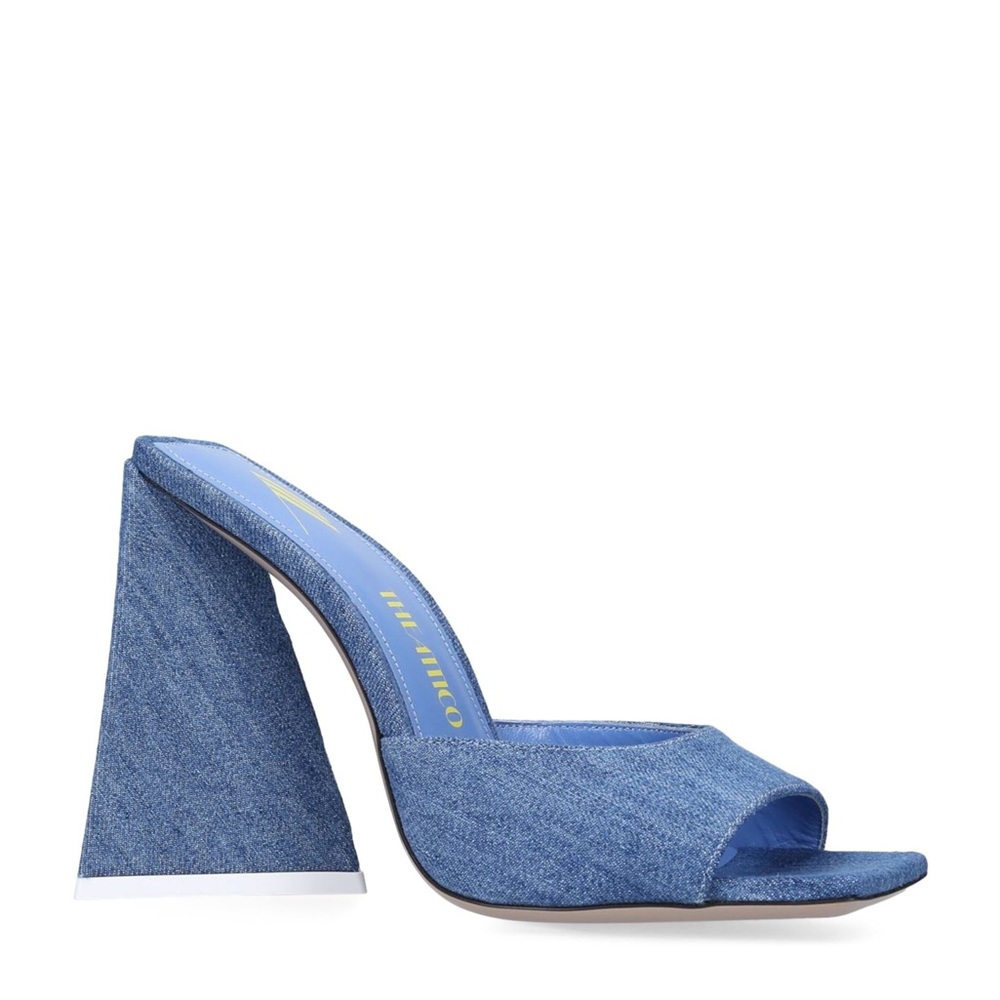 BNIB The Attico Devon mule in denim size 39